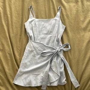 Princess polly light blue mini dress size 6